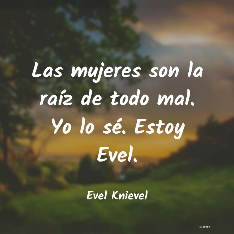 frases de Evel Knievel