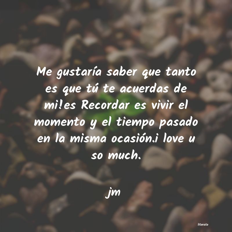 Frases de jm