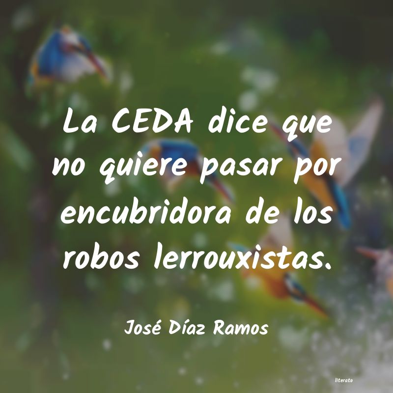 Frases de José Díaz Ramos