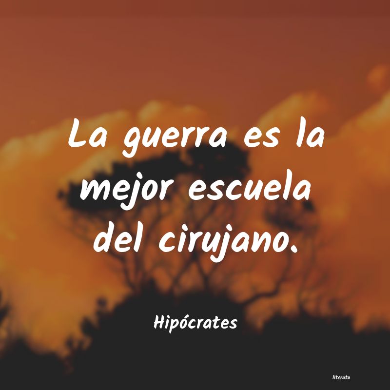 frases de Hipócrates