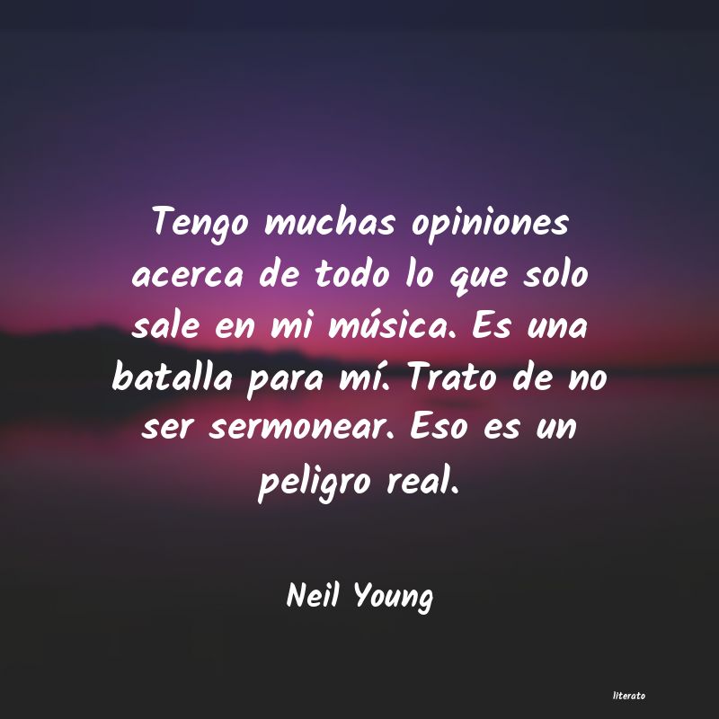 frases de Neil Young