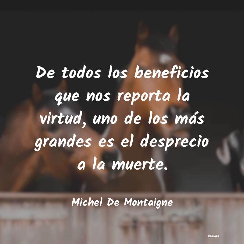 Frases de Michel De Montaigne