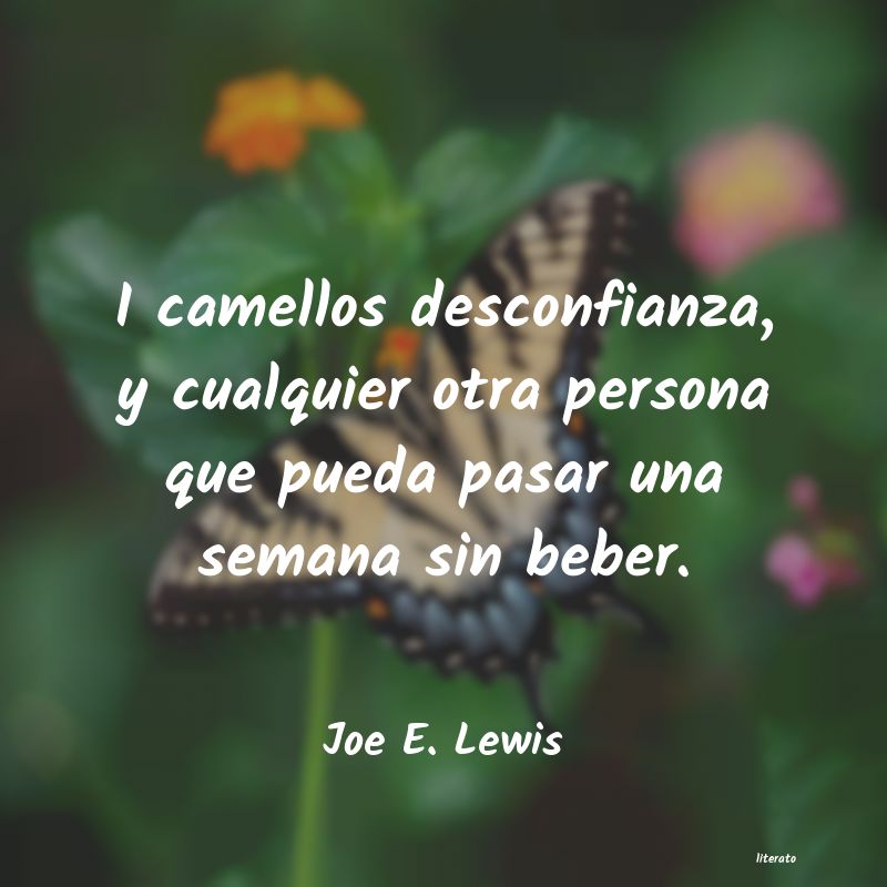 frases de Joe E. Lewis