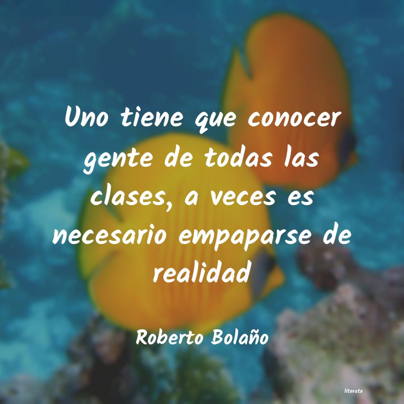 frases de Roberto Bolaño