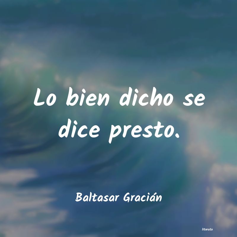 frases de Baltasar Gracián
