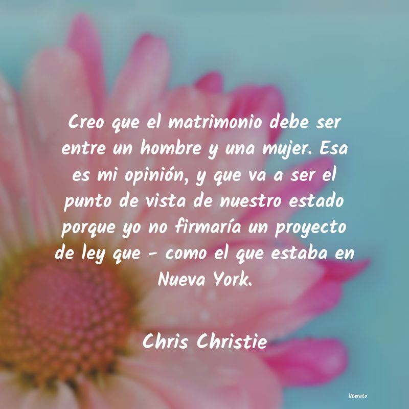 frases de Chris Christie