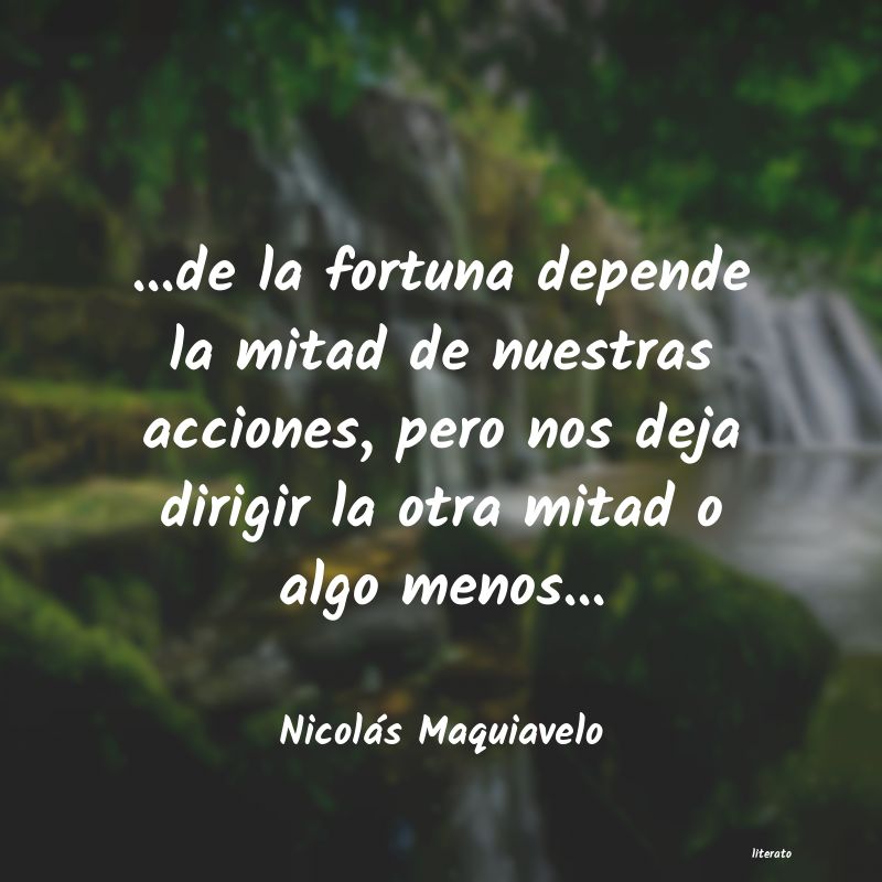 Frases de Nicolás Maquiavelo