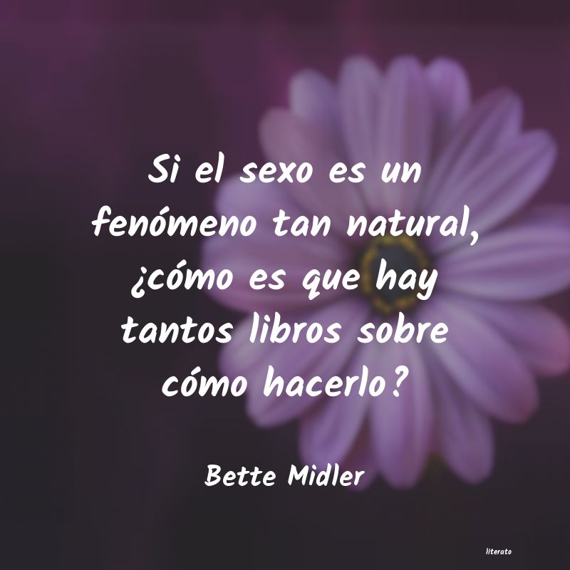 Frases de Bette Midler