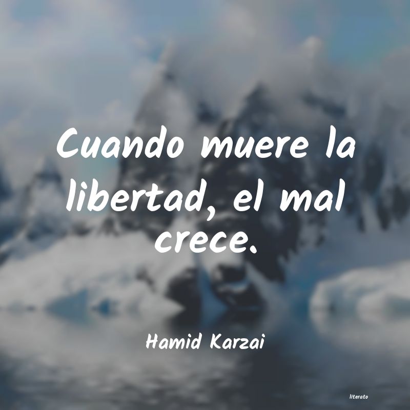 frases de Hamid Karzai