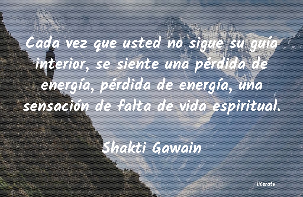 frases de Shakti Gawain