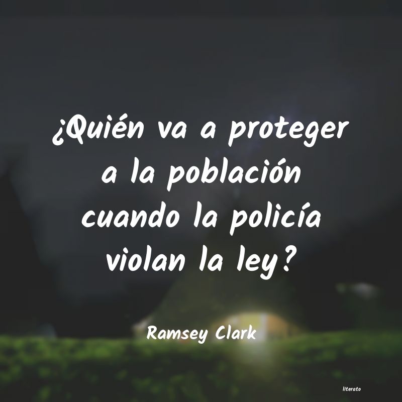 Frases de Ramsey Clark