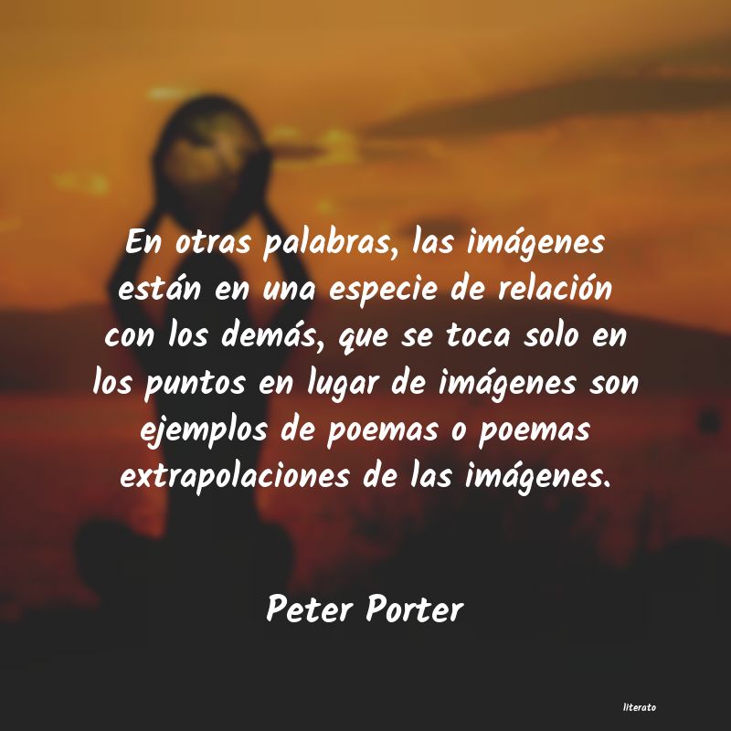 frases de Peter Porter