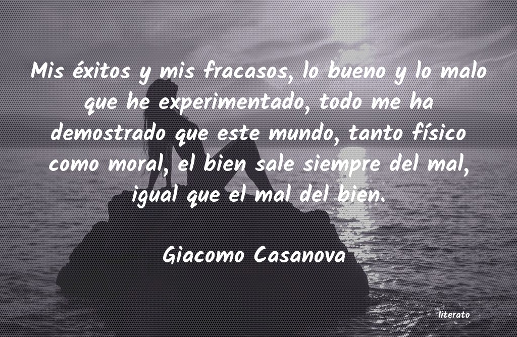 Frases de Giacomo Casanova