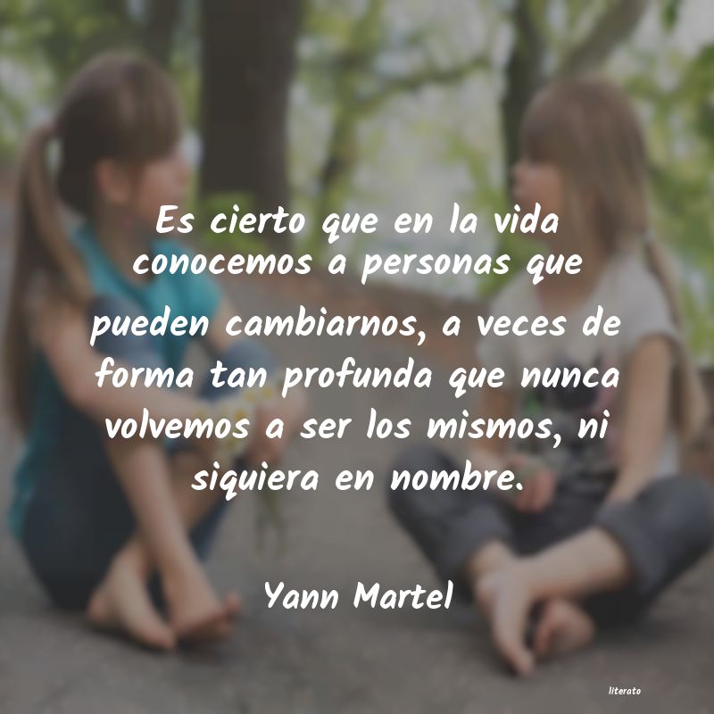 frases de Yann Martel