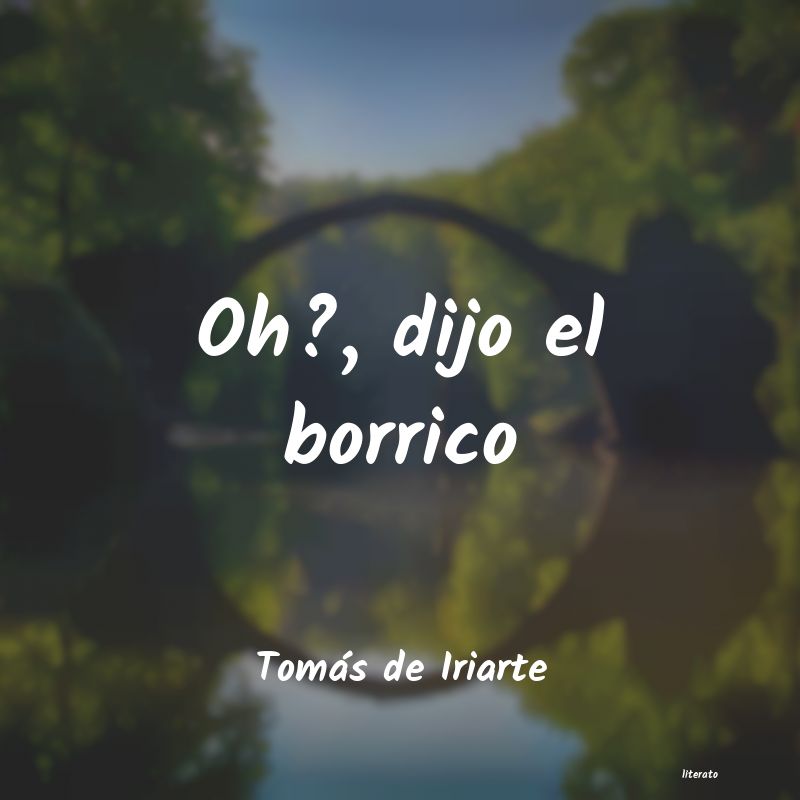 frases de Tomás de Iriarte