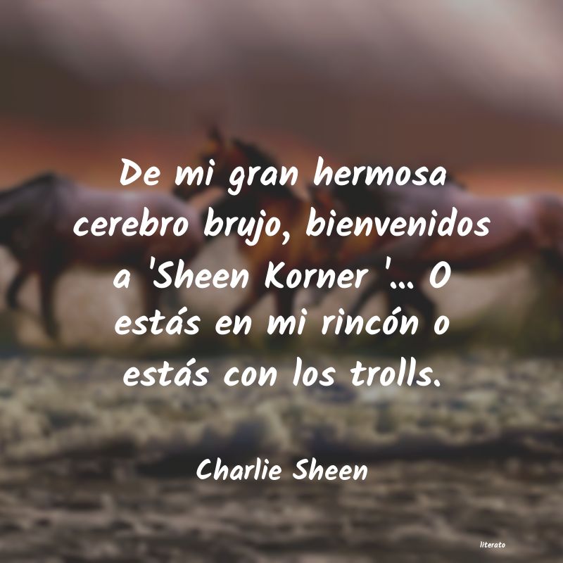 Frases de Charlie Sheen