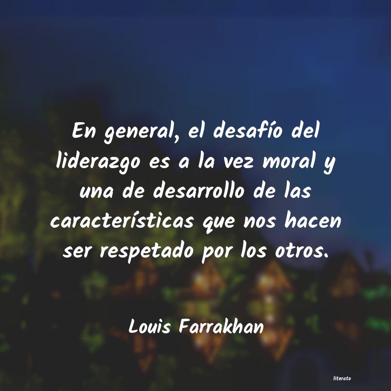 Frases de Louis Farrakhan