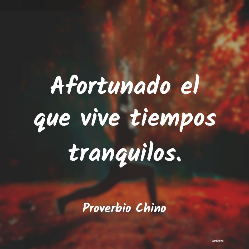 Frases de Proverbio Chino