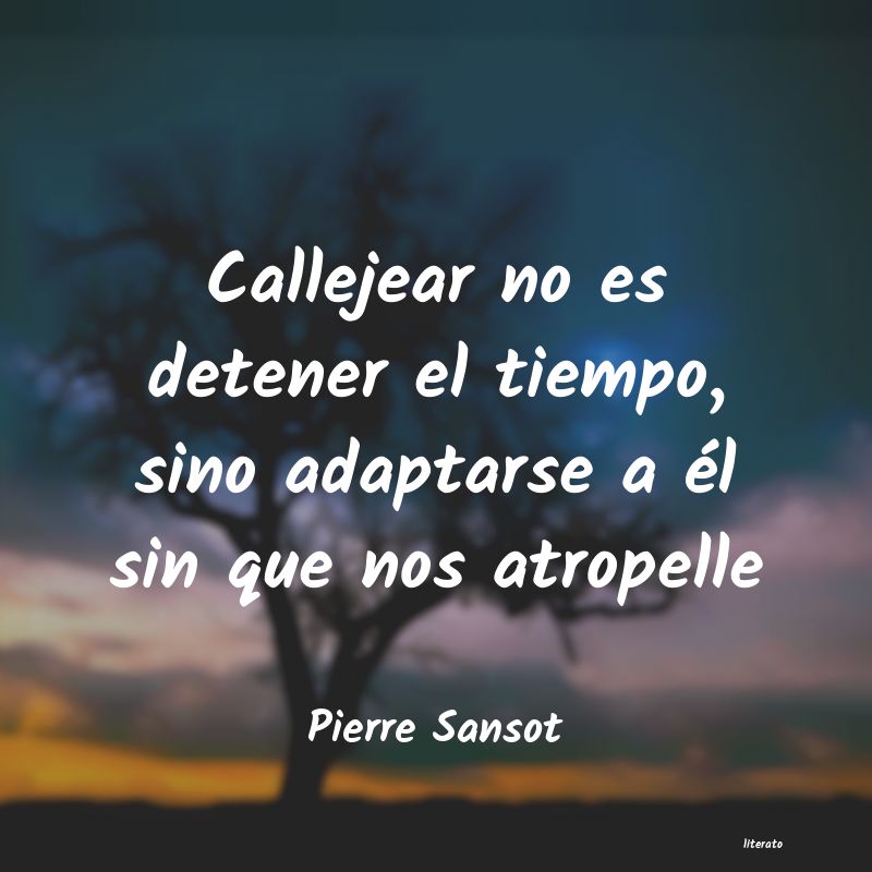 Frases de Pierre Sansot