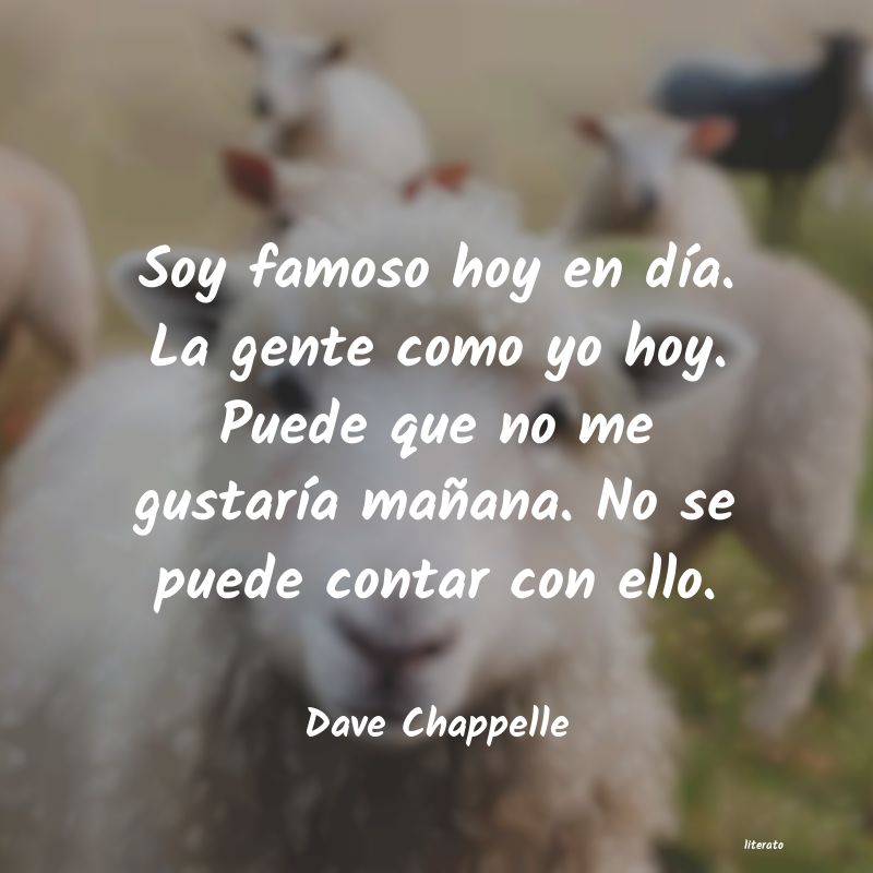 Frases de Dave Chappelle