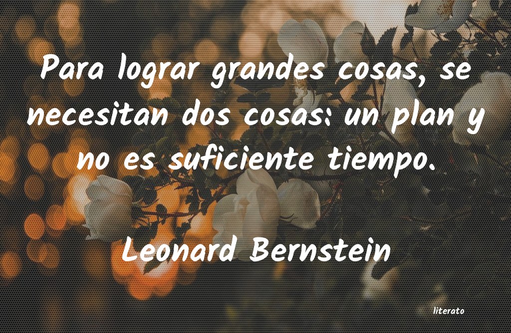 Frases de Leonard Bernstein