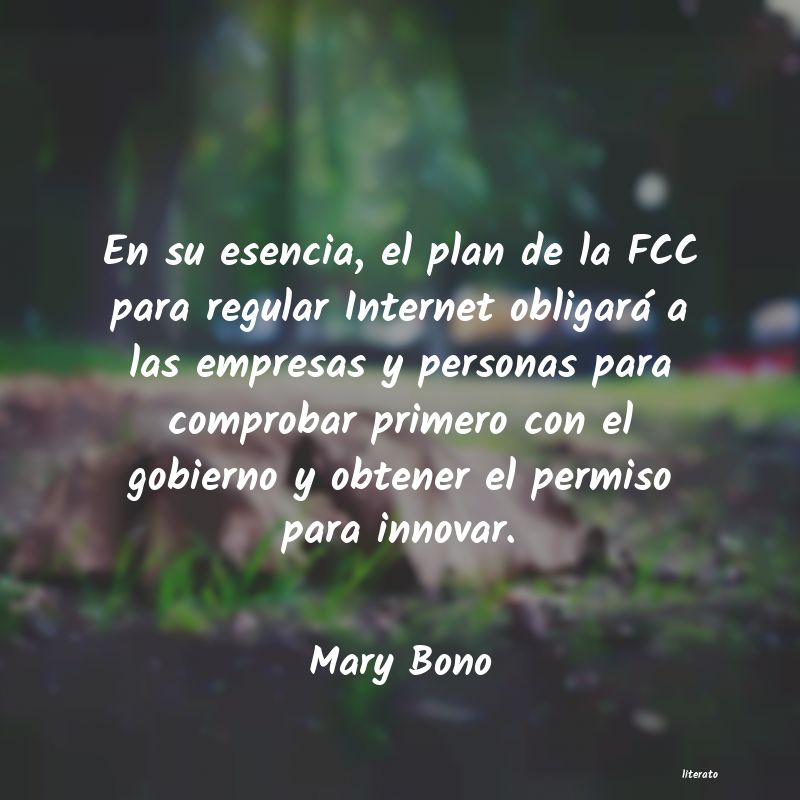 frases de Mary Bono