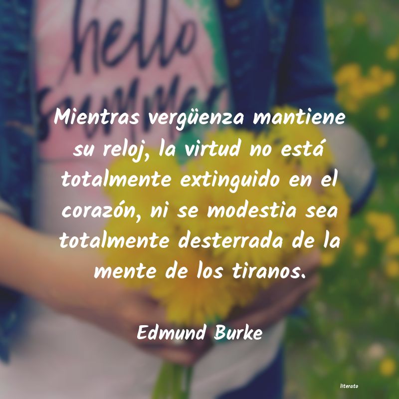 Frases de Edmund Burke