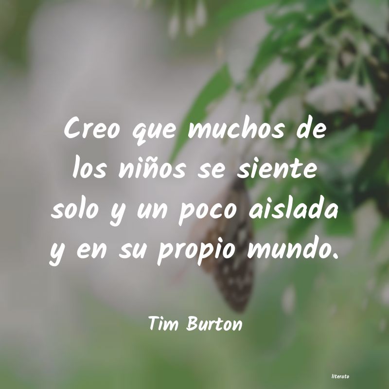 frases de Tim Burton
