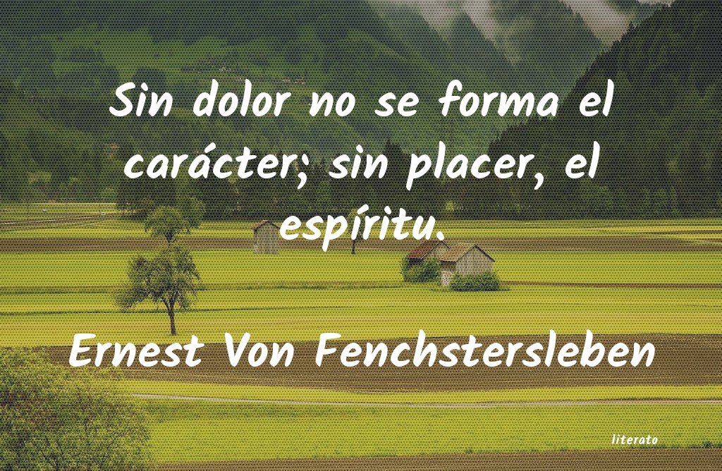 frases de Ernest Von Fenchstersleben