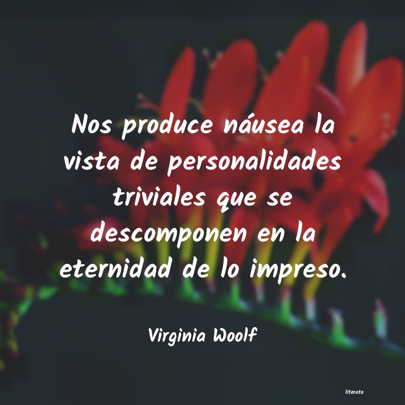 Frases de Virginia Woolf