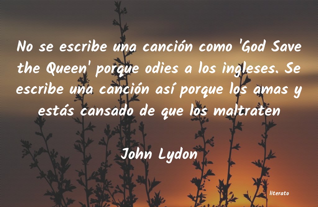 frases de John Lydon