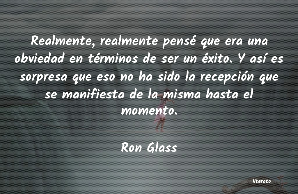 Frases de Ron Glass