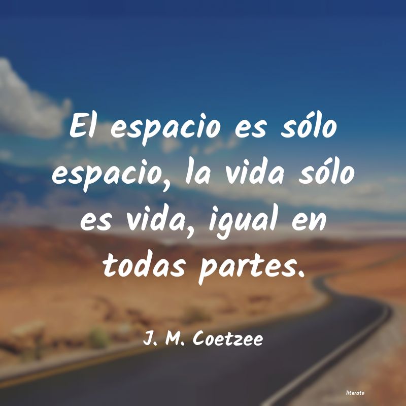 frases de J. M. Coetzee