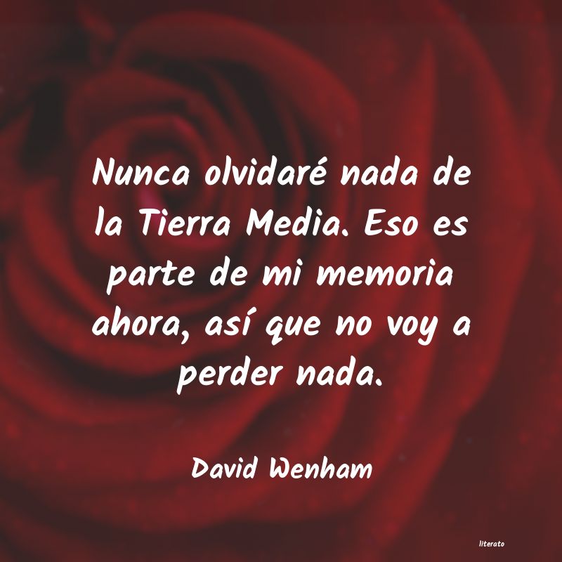 Frases de David Wenham