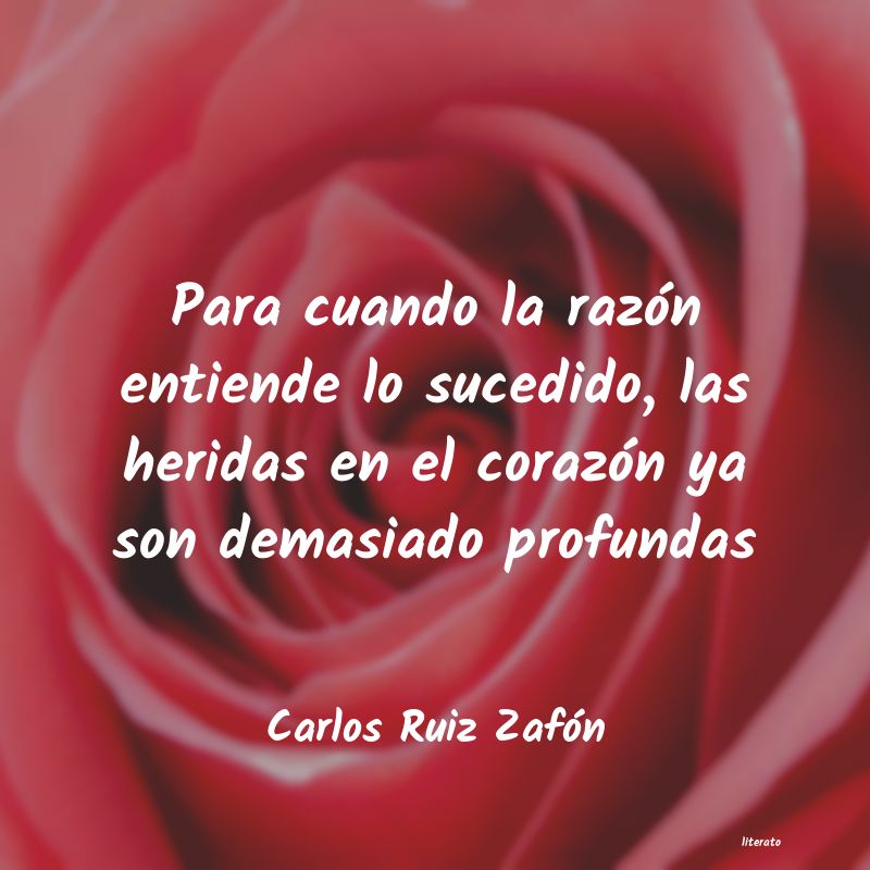 frases de Carlos Ruiz Zafón