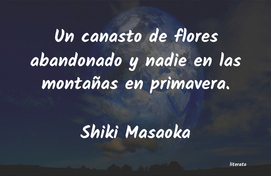 frases de Shiki Masaoka