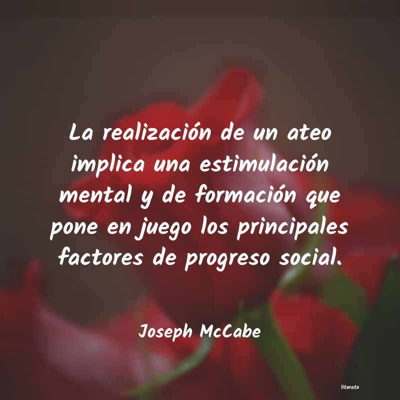 frases de Joseph McCabe