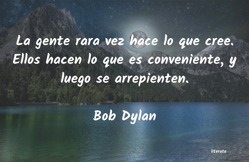 Frases de Bob Dylan