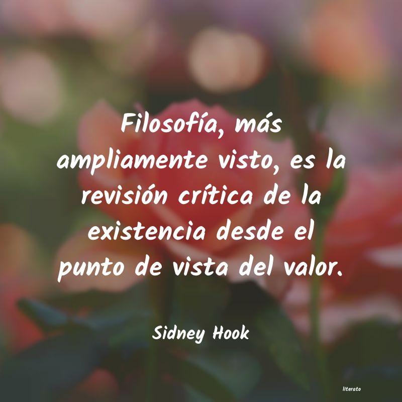 Frases de Sidney Hook