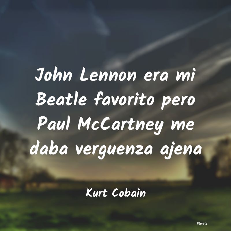 frases de Kurt Cobain