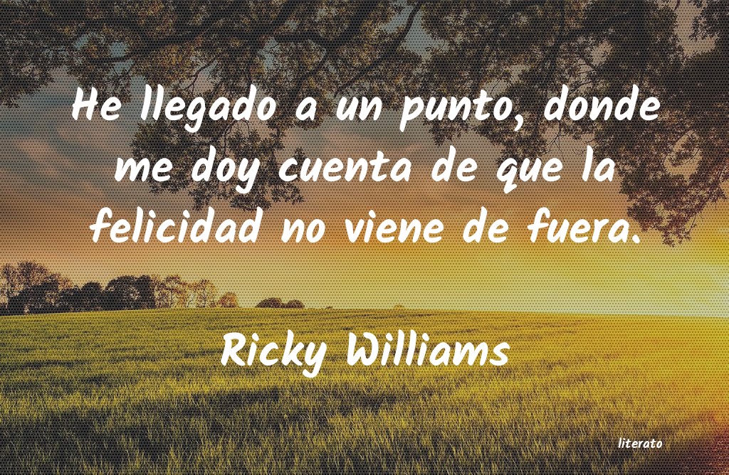 Frases de Ricky Williams