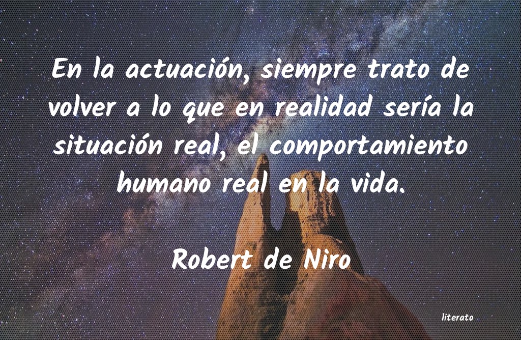 Frases de Robert de Niro