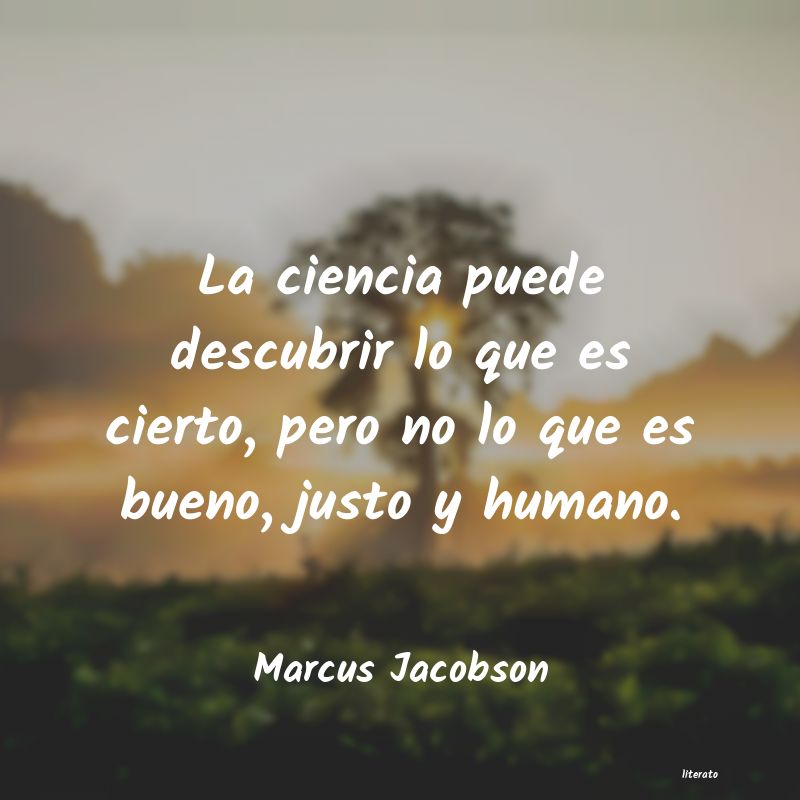 Frases de Marcus Jacobson