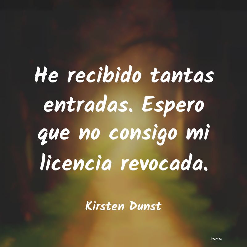 frases de Kirsten Dunst