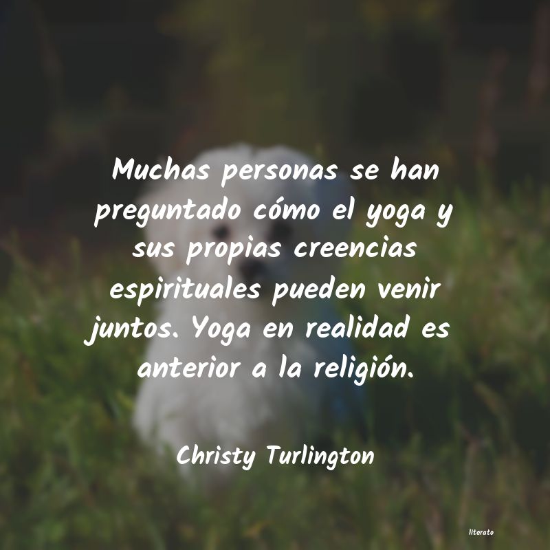 frases de Christy Turlington