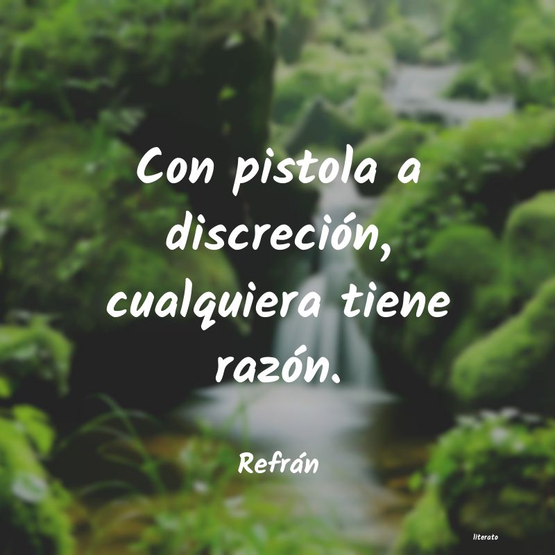 Frases de Refrán