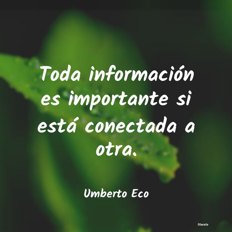 Frases de Umberto Eco