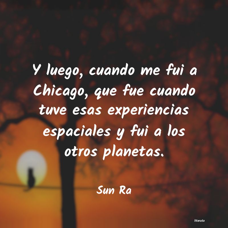 frases de Sun Ra