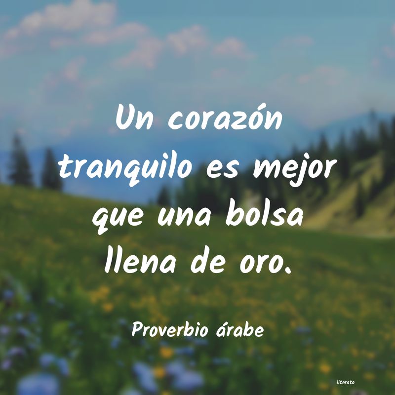 Frases de Proverbio árabe