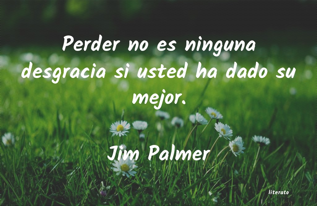 Frases de Jim Palmer